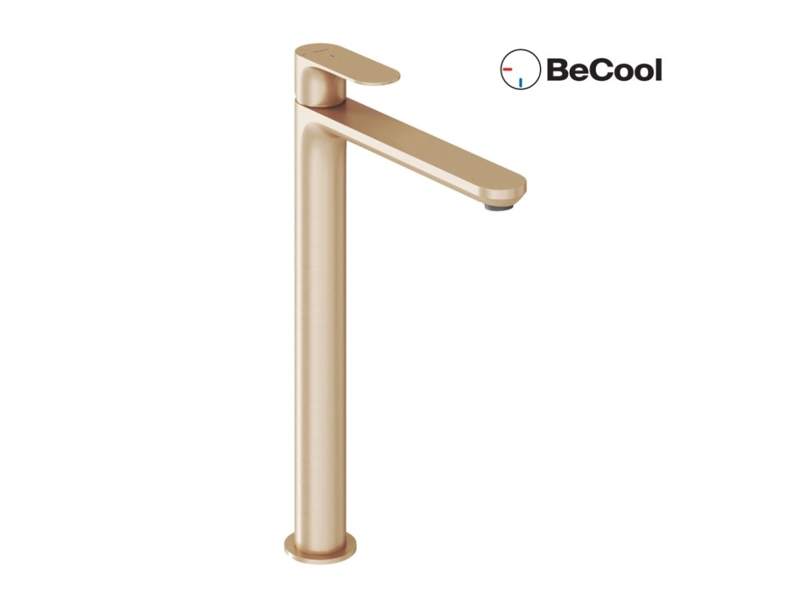 Ravak EL 015.11WV Umyvadlová stojánková baterie BeCool 335 mm bez výpusti, White Velvet