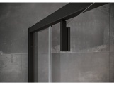 Ravak NSKK3 90x90, čierna+transparent