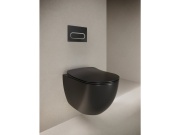 Ravak WC tlačidlo Chrome, čierna