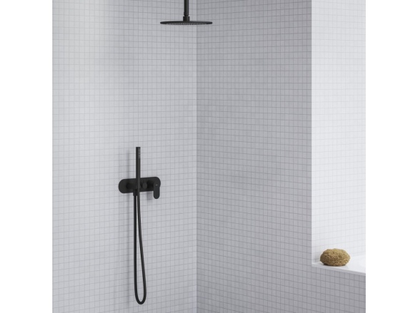 Ravak EL 068.60RGB.O3.RB07D.+S Podomítková baterie 3-cestná bez tělesa, se sprchovým setem, Rose Gold Brushed