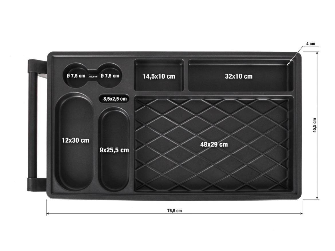G21 Dílenský vozík  Cooper 6, černo-červený