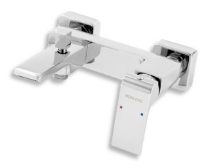 Vodovodné batérie – Novaservis Vanová baterie Nobles Sharp 150 mm, chrom, nástěnná, bez příslušenství, 37020/1,0