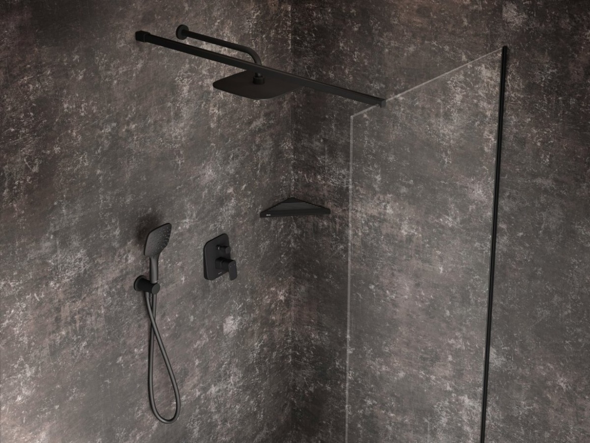 Ravak Polička Slim C, satin/chrom