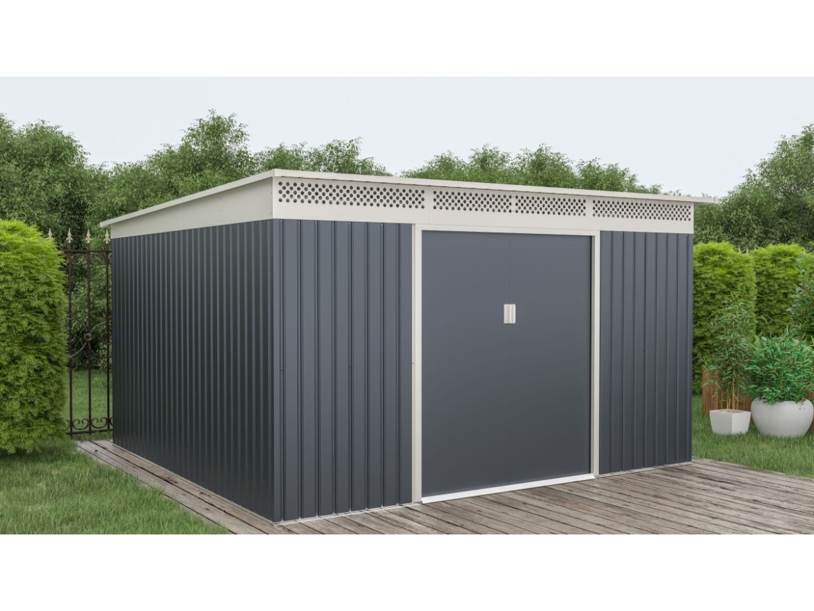 G21 Zahradní domek  GRAH 1132 - 340 x 333 cm, antracitový