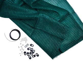 Tieniace textílie –  Juliana Stínící síť zelená, 150 x 370 cm