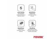 Ravak PU 026.00CR Vanová stojánková 3-otvorová baterie se sprchovým setem, chrom