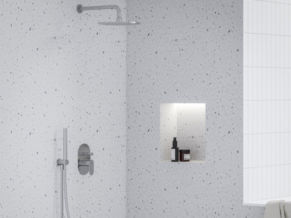 Ravak EL 061.10WV.O2 Podomítková baterie 2-cestná s tělesem, White Velvet