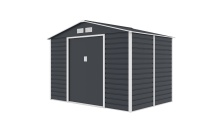 Plechový záhradný domček G21 GAH 529 - 277 x 191 cm, antracitový