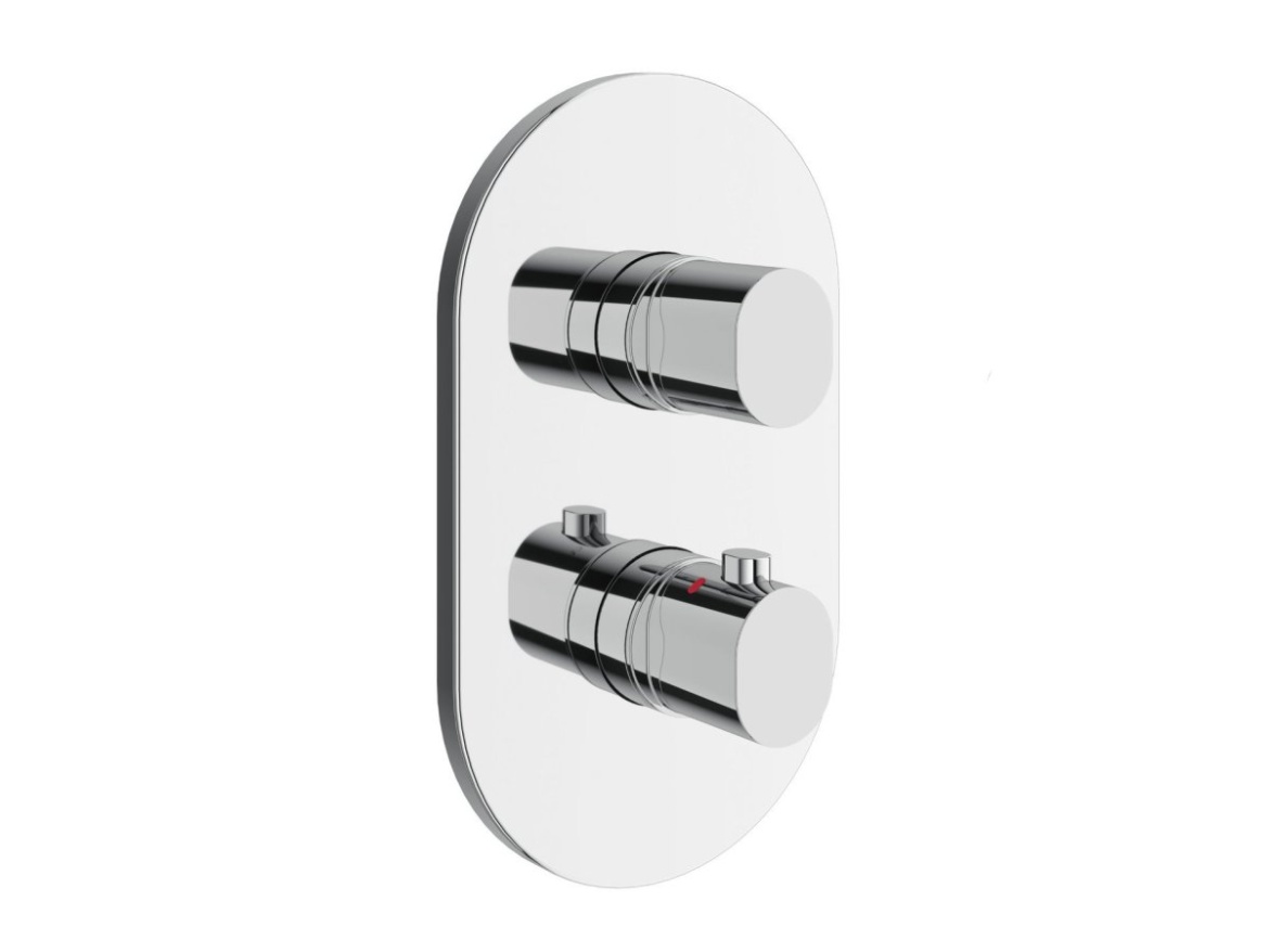 Ravak CR II 090.02CR Sprchový podomietkový set termo, chróm