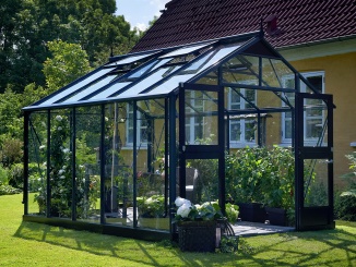 Podľa značky –  Juliana Premium 3,7 m x 3,0 m, antracit, kalené sklo 3 mm