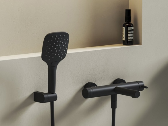 Ravak NX 022.30SSB  Vaňová nástenná batéria bez sprchového setu, nerez kefovaný