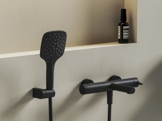 Vanové –  Ravak NX 022.20BLM Vanová nástěnná baterie bez sprchového setu, černá matná