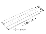 Cattara Samonafukovací karimatka MIDNIGHT