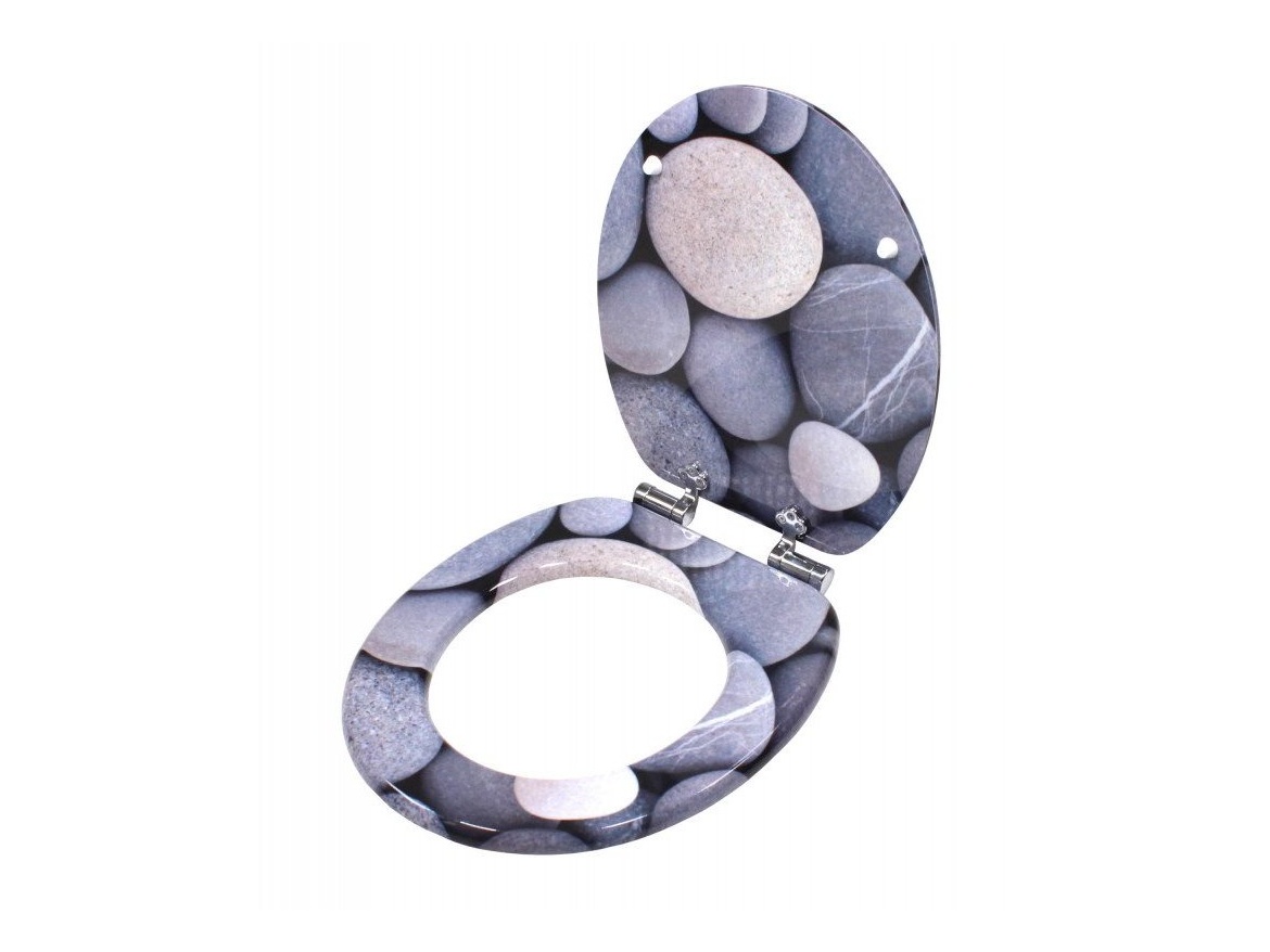 WC sedátka, záchodová prkna Schütte GREY STONES | MDF, Soft Close