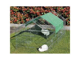 Chov zvierat –  Scobax Venkovní výběh velikost M - pro drůbež a králíky, 2000 x 960 x 1020 mm s plachtou