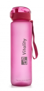 G21 Láhev  na pití, 1000 ml, růžová-zmrzlá