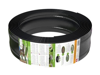 Amispol Skrytý obrubník 8,00 m x 125 mm, fekete