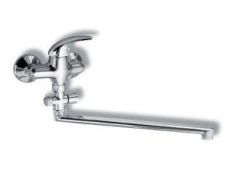 Csaptelepek –  Novaservis Umyvadlová paneláková baterie Metalia 55 150 mm, chrom, nástěnná, bez příslušenství,  55072/1,0