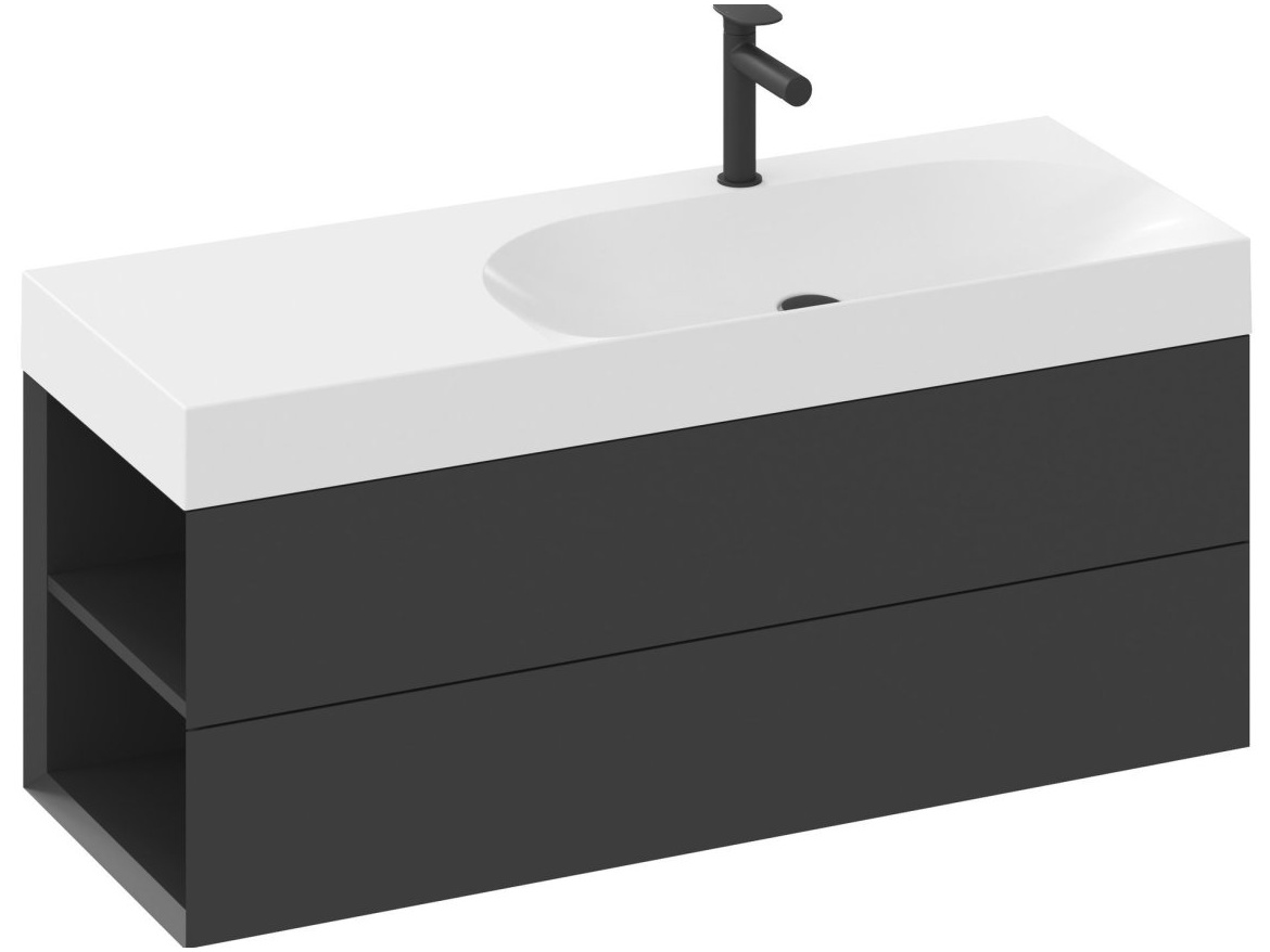 Ravak Umyvadlo Lite 120/80 P, s otvorem pro baterii, bez přepadu