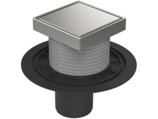 Technická sanita –  Chuděj PVSU 75 (univerzální) 125 x 125 mm, oceľ, Steel, K3, ne