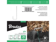 Bradas Kovový kolík tvaru "J" k upevnění netkané textilie 3 cm / 15 cm - 20 ks