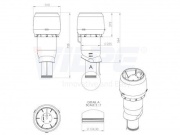 Vilpe Střešní ventilátor E190P / Ø125 / 500