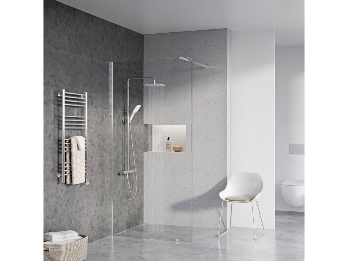 Ravak Walk-In Wall Set 150, černá+transparent