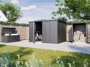 Plechový zahradní domek Hörmann Berry Modern sedlová střecha