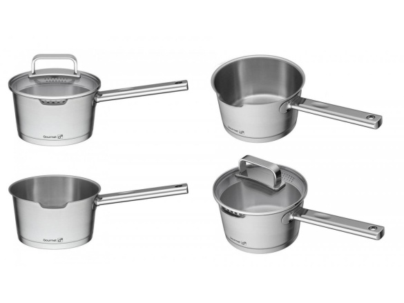 G21 Sada nádobí  Gourmet Magic s hrncem navíc, 11 dílů, nerez