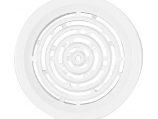 Stavební výplně – Haco Větrací mřížka kruhová d 50 mm, bílá, 0413