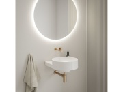 Ravak Umyvadlový sifon, zlato kartáčované