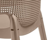 Keter Zahradní židle Keter Elisa - 57,7 x 62,5 x 79 cm - cappuccino