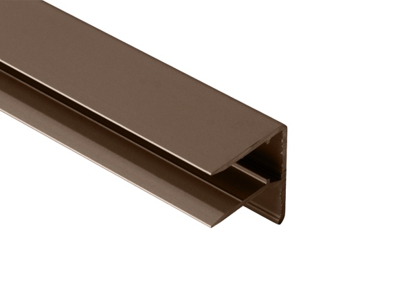 Ukončovacia lišta Covestro ALU-U elox s okapničkou 6 mm