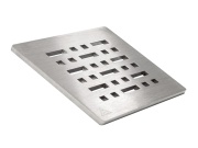 Chuděj ND-Mřížka Nerez pro nástavec 125 × 125 mm