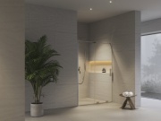 Ravak RODP2 100, čierna+transparent