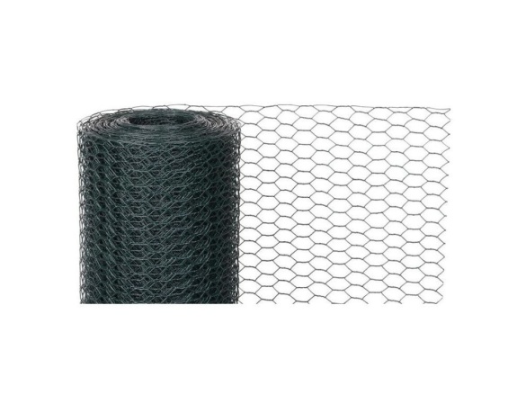 Scobax Pletivo HEX PVC 1000/16/0,9 mm, 25 m, zelené, šestihranné, zahradní, chovatelské