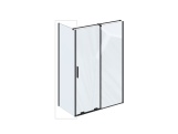 Ravak ROPS 100, lesk+transparent