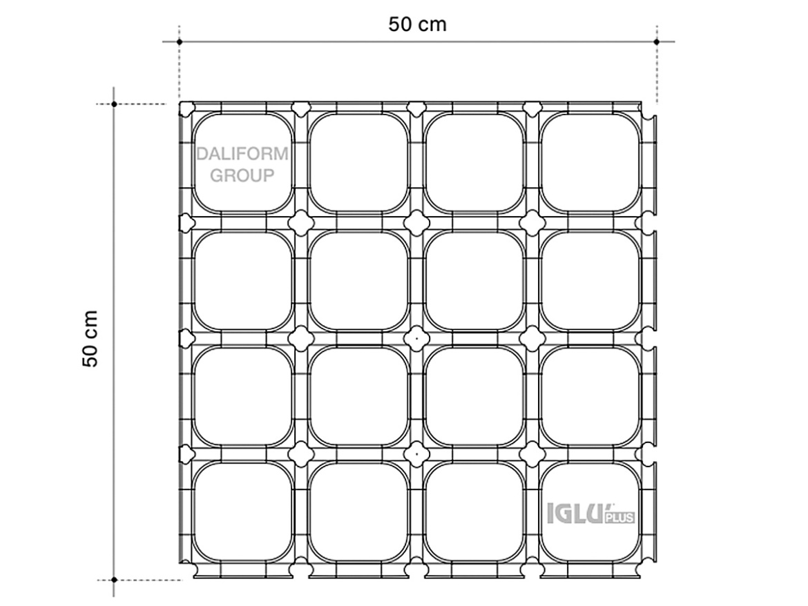 Vysokopevnostní tvarovka Daliform IGLÚ Plus