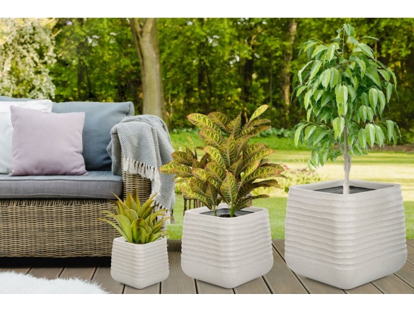 G21 Květináč  Sand Cube 38 x 38 x 37