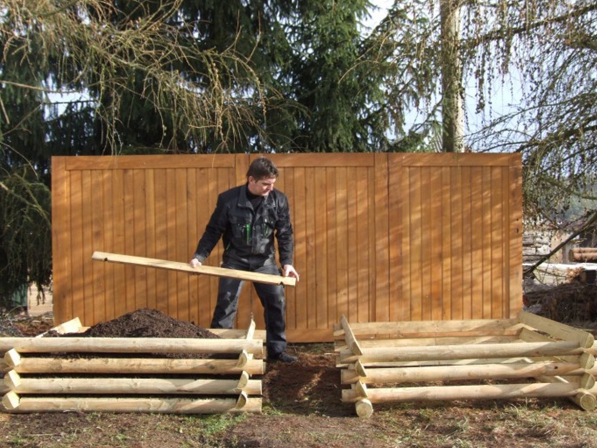 Dřevěný Scobax Kompostér Profi