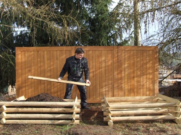 Dřevěný Scobax Kompostér Profi