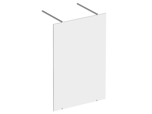 Ravak Walk-In Free Set 150, čierna+transparent