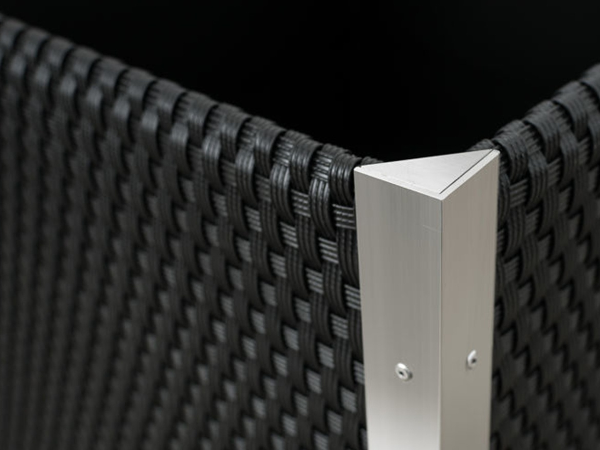 Polyratanový kvetináč Scobax