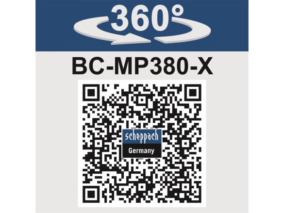 Aku kosačka Scheppach BC-MP380-X-SET XL2