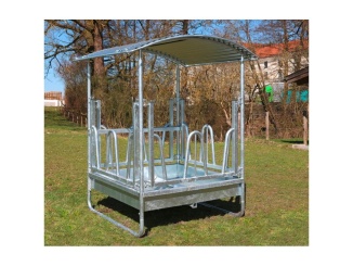 Chov zvířat –  Scobax Hranaté příkrmiště pro skot a koně 1,5 x 1,5 x 2,4 m