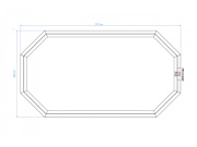 Zahradní bazén Tuindeco Porto Marie