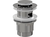 Alcadrain Umyvadlová výpusť 5/4", chrom, click-clacki, malá zátka, A39