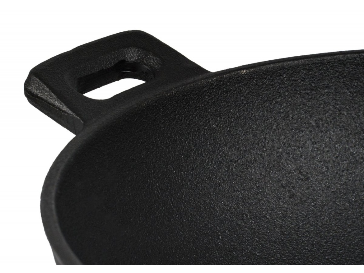 G21 Grilovací nářadí  pánev wok na gril, litinová