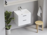 Ravak Umyvadlo Chrome Slim 80 keramické, s otvorem pro baterii, s přepadem, bílá