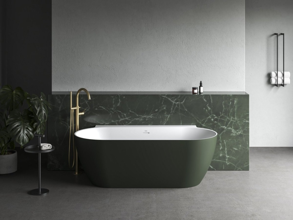 Ravak ES 080.20BLM.RB07G Vaňová batéria do podlahy pre R-box, so sprchovým setom, Black Matt